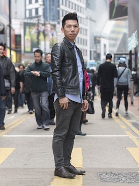 「wear x touch」｜EASTTOUCHBOYSさん（メンズ・170cm）の冬コーディネート