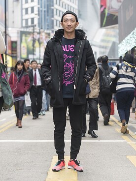 「wear x touch」｜EASTTOUCHBOYSさん（メンズ・163cm）の冬コーディネート