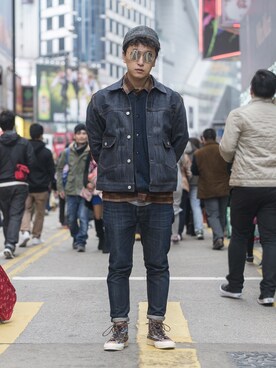 「wear x touch」｜EASTTOUCHBOYSさん（メンズ・165cm）の冬コーディネート