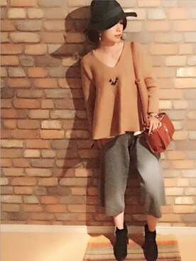 riyucoさん（レディース・164cm）の秋コーディネート