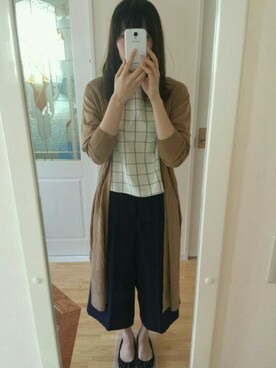 Uさん（レディース・173cm）の秋コーディネート