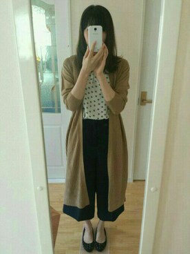 Uさん（レディース・173cm）の秋コーディネート