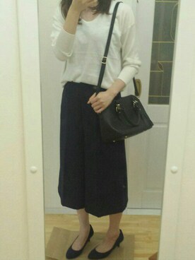 Uさん（レディース・173cm）の秋コーディネート