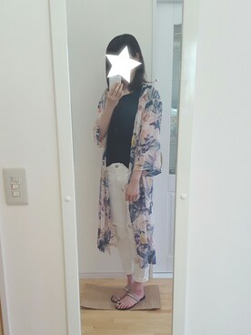 Uさん（レディース・173cm）の夏コーディネート