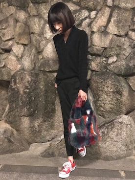 anna.さん（レディース・161cm）の冬コーディネート