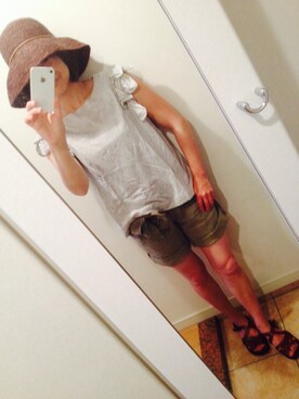 「sonoma（ソノマ）のアイテム」を使った、yuiponさん（レディース・156cm）の春コーディネート