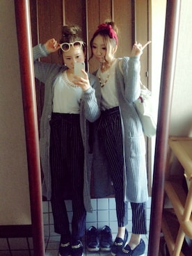 愛理川辺さんのコーディネート