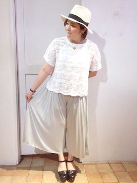 愛きちさん(レディース・155cm)の夏コーディネート