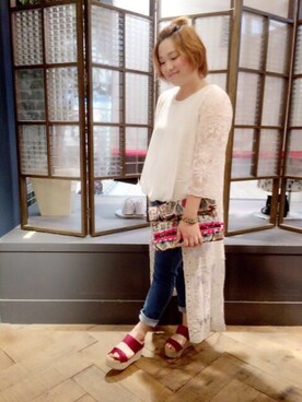 愛きちさん（レディース・155cm）の夏コーディネート