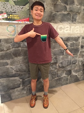 「グラミチ」｜GSC　MORIMORIさん（メンズ・177cm）の夏コーディネート