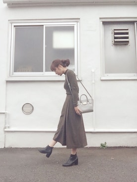 「LE CAMP（ルカンプ）のアイテム」を使った、YUKIさん（レディース・155cm）の秋コーディネート