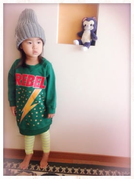 「スエット」｜iorin...さん（キッズ・90cm）の春コーディネート