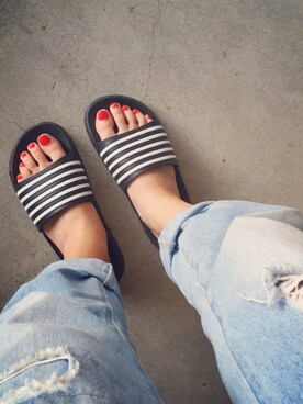 「FLYING TIGERS（フライングタイガー）のアイテム（シューズ）」を使った、rikoさん（レディース・157cm）の秋コーディネート