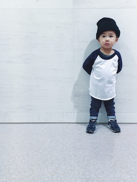 aymさん（キッズ・80cm）の冬コーディネート