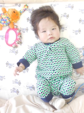 aymさん（キッズ・80cm）の冬コーディネート