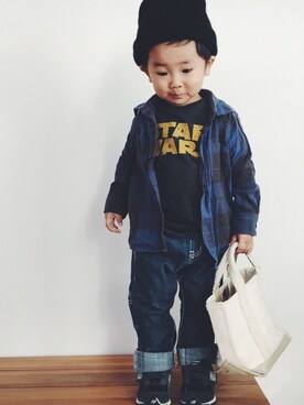 aymさん（キッズ・80cm）の春コーディネート