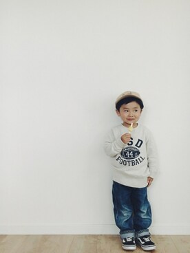 aymさん（キッズ・90cm）の秋コーディネート