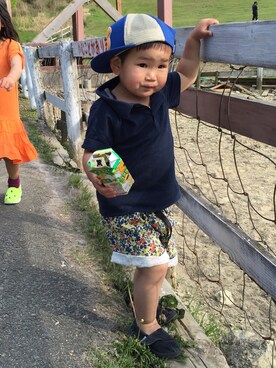 solalaさん（キッズ・90cm）の春コーディネート