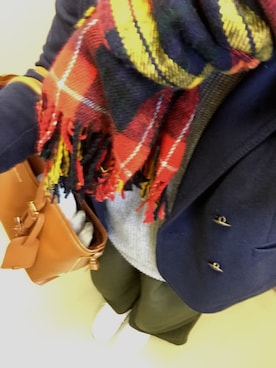 「TOMMY（トミー）のアイテム（ジャケット/アウター）」を使った、cH!aK!☻さん（レディース・156cm）の冬コーディネート