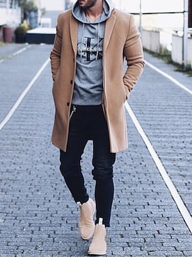 「menswear」｜M E E L E Eさん（メンズ・180cm）の冬コーディネート