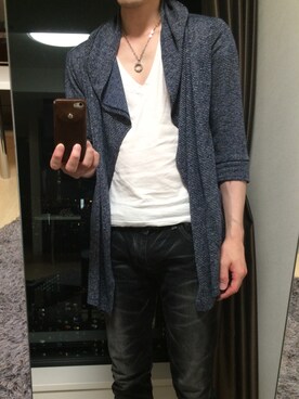 「HALB（ハルプ）のアイテム（トップス）」を使った、しんのすけさん（メンズ・177cm）の秋コーディネート