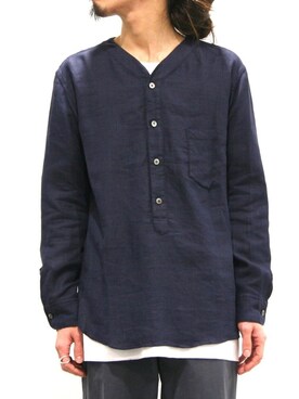 「THEE（シー）のアイテム」を使った、ATTEMPT_KYOTOさん（メンズ・175cm）の春コーディネート