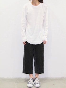 「THEE（シー）のアイテム」を使った、ATTEMPT_KYOTOさん（メンズ・175cm）の秋コーディネート