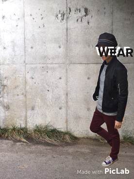 suzakuさん（メンズ・173cm）の冬コーディネート