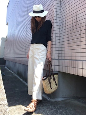 「Rapture（ラプチャー）のアイテム」を使った、Hさん（レディース・166cm）の春コーディネート