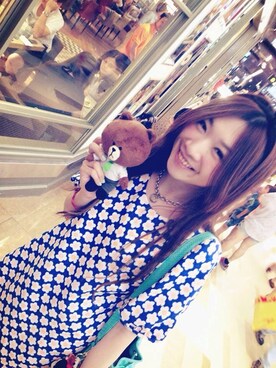 「JOYRICH」｜「アイテム（ワンピース/ドレス）」を使った、Zooeyさん（レディース・164cm）の夏コーディネート