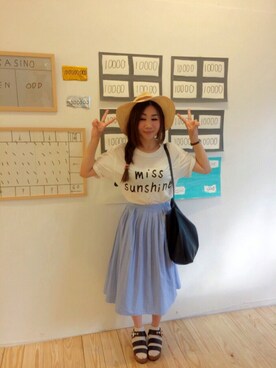 Zooeyさん（レディース・164cm）の夏コーディネート