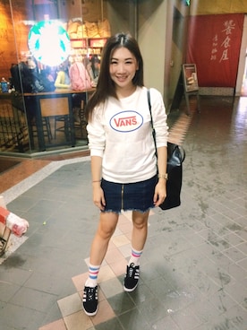 「KBF（ケイビーエフ）のKBF　トートバッグ（トートバッグ）」を使った、Zooeyさん（レディース・164cm）の秋コーディネート