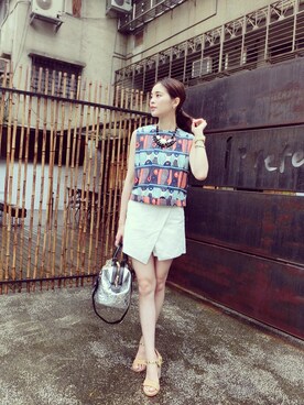 「lovebabytwins」｜Lovebabytwins_sinsinさん（レディース・161cm）の夏コーディネート