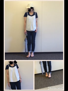 「GIUSEPPE ZANOTTI DESIGN（ジュゼッペザノッティデザイン）のアイテム（サンダル）」を使った、haru_kaiさん（レディース・160cm）の夏コーディネート
