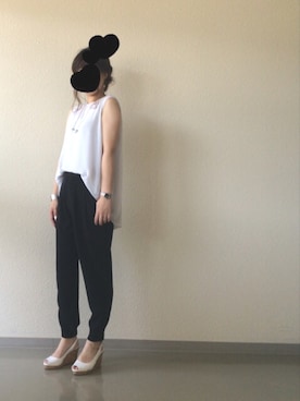 「Abahouse Devinette（ドゥヴィネット）のアイテム（アクセサリー）」を使った、haru_kaiさん（レディース・160cm）の夏コーディネート