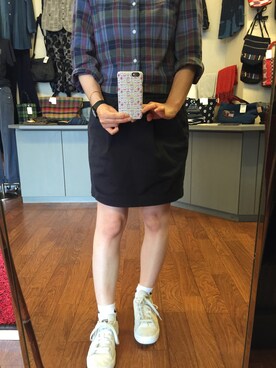 「GITMAN BROS.（ギットマンブラザーズ）のアイテム」を使った、satochanさん（レディース・153cm）の夏コーディネート