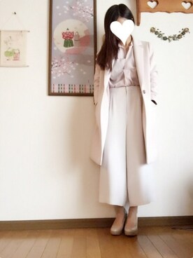 「JUSGLITTY（ジャスグリッティー）のアイテム（テーラードジャケット）」を使った、ソラさん（レディース・150cm）の冬コーディネート