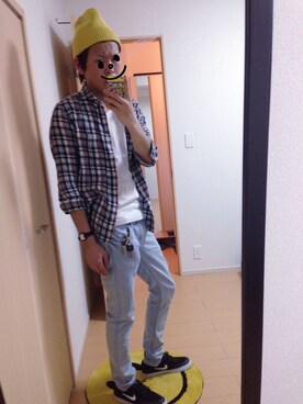 ヒガシデユウサクさん(メンズ・177cm)の春コーディネート