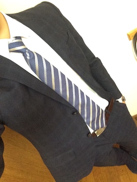 「スーツ」｜ピョン太さん（メンズ・176cm）の秋コーディネート