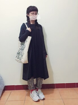 「planet（planet）のアイテム（ワンピース/ドレス）」を使った、人可さん（レディース・151cm）の春コーディネート