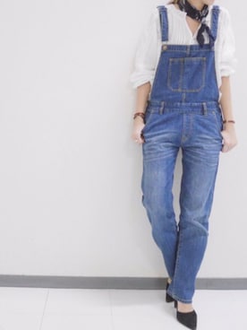 Moe Yoshidaさん（レディース・157cm）の冬コーディネート