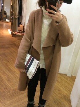 Moe Yoshidaさん（レディース・157cm）の春コーディネート