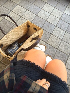 Moe Yoshidaさん（レディース・157cm）の春コーディネート