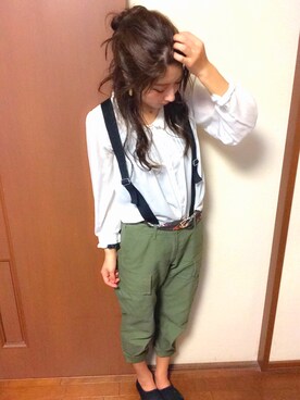 「カルフォルニアガール」｜んちゃさん（レディース・163cm）の夏コーディネート