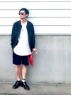 「TOGA（トーガ）のアイテム」を使った、TogAさん（メンズ・165cm）の春コーディネート