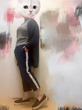 「STEVE MADDEN（スティーブマデン）のアイテム（その他シューズ）」を使った、Irene kkwanさん（レディース・168cm）の秋コーディネート