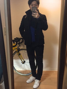 「wings+horns（ウィングスアンドホーンズ）のアイテム」を使った、ryuuuuuさん（メンズ・173cm）の冬コーディネート