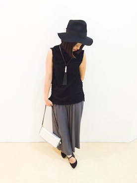 「【ACCESSORIES】（アクセサリーズ）のアイテム」を使った、Narcissus-japanさん（レディース・160cm）の秋コーディネート