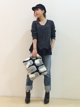「Narcissus（ナルシス）のアイテム」を使った、Narcissus-japanさん（レディース・160cm）の秋コーディネート