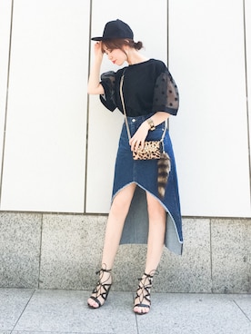 「アイテム（チャーム）」を使った、Narcissus-japanさん（レディース・160cm）の春コーディネート